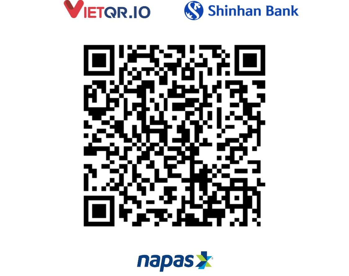 VietQR code — Shinhan Bank Vietnam — HARTMAN JOHN MARK